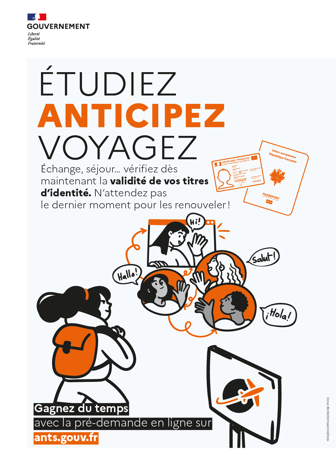 Étudiez, anticipez, voyagez