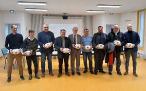 Rugby remise de ballons | DSDEN 39 | décembre 2024