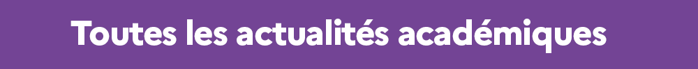 Toutes les actualités académiques