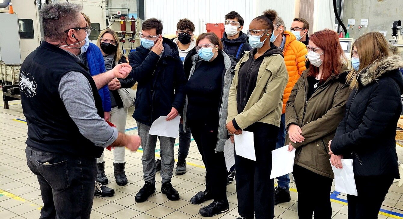 Semaine de l’industrie:  les élèves du Doubs à la découverte des métiers de la métallurgie   