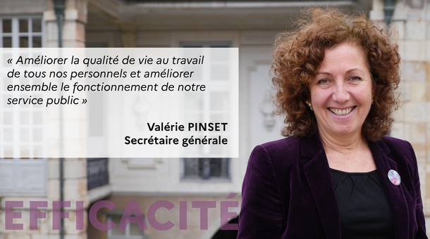 Valérie Pinset, secrétaire générale de l'académie de Besançon